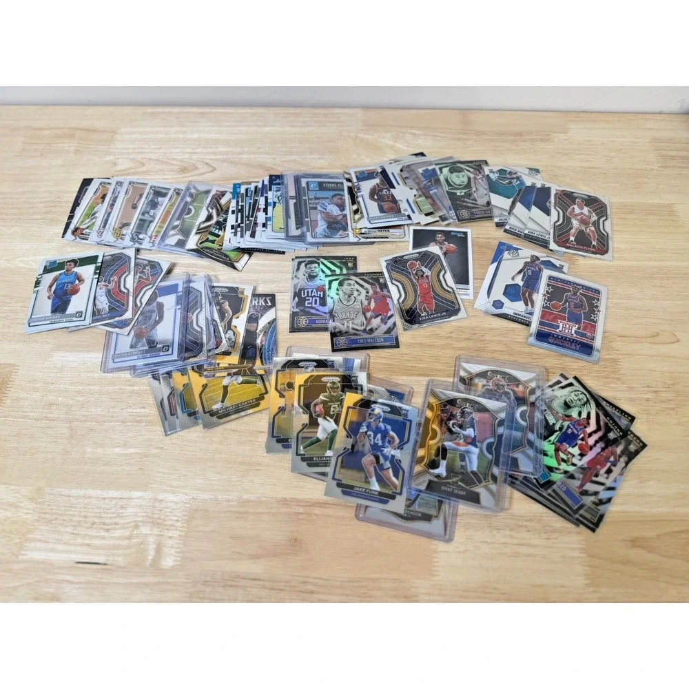 Sports Card Lot (200+ Cards) - Low End Cards Rookies Silvers SP Numbered READ